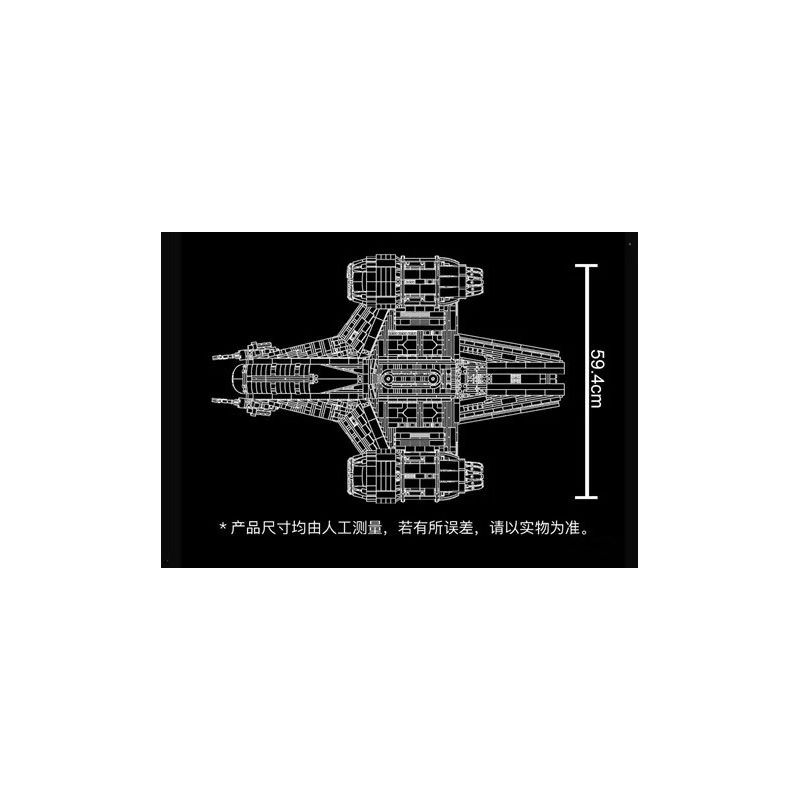 MouldKing 21023 Mould King 21023 SUPER 18K K20006 20006 non  DAO CẠO bộ đồ chơi xếp lắp ráp ghép mô hình Star Wars THE RAZOR CREST Chiến Tranh Giữa Các Vì Sao 4887 khối