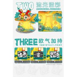 X AREA-X AX0001 0001 non  CÂY THÔNG HOO bộ đồ chơi xếp lắp ráp ghép mô hình HAPPY TIGER