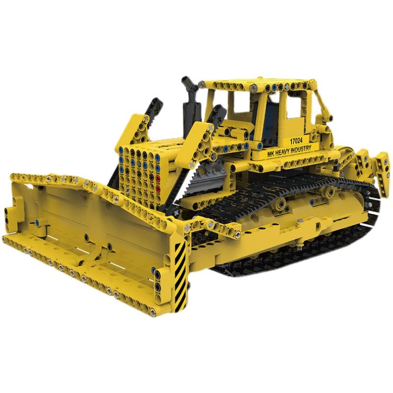 MouldKing 17024 Mould King 17024 REBRICKABLE MOC-74666 74666 MOC74666 non  HAI ĐẦU CỦA MÁY ỦI 1:20 tỷ lệ 1:20 bộ đồ chơi xếp lắp ráp ghép mô hình  BULLDOZER RC CATERPILLAR D8K Kỹ Thuật Công Nghệ Cao Mô Hình Phương Tiện 962 khối