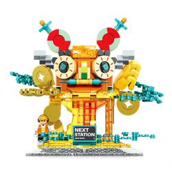 X AREA-X AX0001 0001 non  CÂY THÔNG HOO bộ đồ chơi xếp lắp ráp ghép mô hình HAPPY TIGER