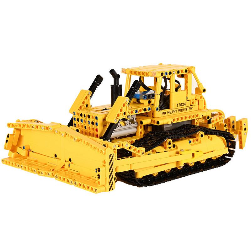 MouldKing 17024 Mould King 17024 REBRICKABLE MOC-74666 74666 MOC74666 non  HAI ĐẦU CỦA MÁY ỦI 1:20 tỷ lệ 1:20 bộ đồ chơi xếp lắp ráp ghép mô hình  BULLDOZER RC CATERPILLAR D8K Kỹ Thuật Công Nghệ Cao Mô Hình Phương Tiện 962 khối