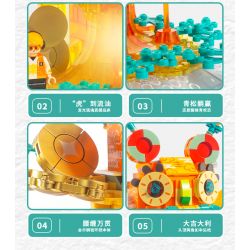 X AREA-X AX0001 0001 non  CÂY THÔNG HOO bộ đồ chơi xếp lắp ráp ghép mô hình HAPPY TIGER