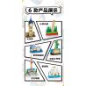 SEMBO 610006 non  NAM CHÂM TỦ LẠNH SÁNG TẠO TAJ MAHAL bộ đồ chơi xếp lắp ráp ghép mô hình Fridge Refrigerator Magnets FRIDGE MAGNETS Nam Châm Dính Tủ Lạnh 70 khối