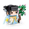 SEMBO 609006 non  GIÓ NỔI Ở LẠC DƯƠNG CẬU BÉ PHÉP THUẬT LIU RAN bộ đồ chơi xếp lắp ráp ghép mô hình 222 khối