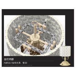 MorkModel 031022 Mork Model 031022 non  ĐÈN BÀN HÌNH TRỤ CỔ ĐIỂN bộ đồ chơi xếp lắp ráp ghép mô hình Creator TABLE LAMP Sáng Tạo 1433 khối