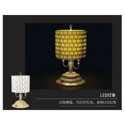 MorkModel 031022 Mork Model 031022 non  ĐÈN BÀN HÌNH TRỤ CỔ ĐIỂN bộ đồ chơi xếp lắp ráp ghép mô hình Creator TABLE LAMP Sáng Tạo 1433 khối