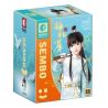 SEMBO 609005 non  GIÓ NỔI Ở LẠC DƯƠNG CẬU BÉ PHÉP THUẬT BAILI HONGYI bộ đồ chơi xếp lắp ráp ghép mô hình 191 khối