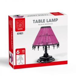 MorkModel 031021 Mork Model 031021 non  ĐÈN BÀN HÌNH THANG CỔ ĐIỂN bộ đồ chơi xếp lắp ráp ghép mô hình Creator TABLE LAMP Sáng Tạo 900 khối