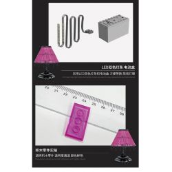 MorkModel 031021 Mork Model 031021 non  ĐÈN BÀN HÌNH THANG CỔ ĐIỂN bộ đồ chơi xếp lắp ráp ghép mô hình Creator TABLE LAMP Sáng Tạo 900 khối