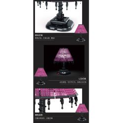 MorkModel 031021 Mork Model 031021 non  ĐÈN BÀN HÌNH THANG CỔ ĐIỂN bộ đồ chơi xếp lắp ráp ghép mô hình Creator TABLE LAMP Sáng Tạo 900 khối