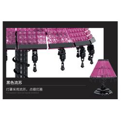 MorkModel 031021 Mork Model 031021 non  ĐÈN BÀN HÌNH THANG CỔ ĐIỂN bộ đồ chơi xếp lắp ráp ghép mô hình Creator TABLE LAMP Sáng Tạo 900 khối