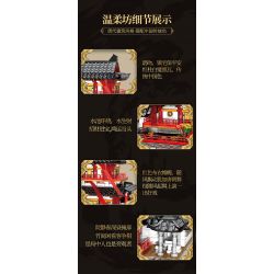 SEMBO 609007 non  QUẢNG TRƯỜNG NHẸ NHÀNG bộ đồ chơi xếp lắp ráp ghép mô hình 1265 khối