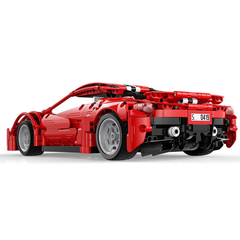 DOUBLEE CADA C61049 61049 non  QUỶ ĐỎ FERRARI 488 1:12 tỷ lệ 1:12 bộ đồ chơi xếp lắp ráp ghép mô hình  RED DEVILS、FERRARI 488 Kỹ Thuật Công Nghệ Cao Mô Hình Phương Tiện 1126 khối