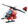 GUDI 9206 non  TRỰC THĂNG CỨU HỎA bộ đồ chơi xếp lắp ráp ghép mô hình Fire Rescure FIREMAN FIREFIGHTING HELICOPTER 91 khối