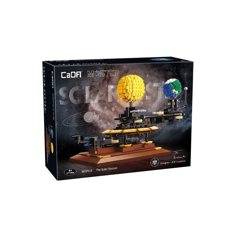 CADA DOUBLEE C71004 71004 non  BỘ ĐỒ HỆ MẶT TRỜI bộ đồ chơi xếp lắp ráp ghép mô hình EARTH MOON AND SUN ORRERY 865 khối