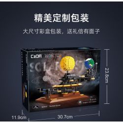 CADA DOUBLEE C71004 71004 non  BỘ ĐỒ HỆ MẶT TRỜI bộ đồ chơi xếp lắp ráp ghép mô hình EARTH MOON AND SUN ORRERY 865 khối