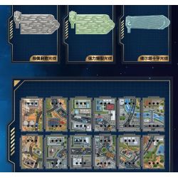 BLOKS 73006 non  PHIÊN BẢN KẾT HỢP SIÊU CỔ ĐIỂN TẬP ANH HÙNG bộ đồ chơi xếp lắp ráp ghép mô hình Movie & Game Phim Và Trò Chơi