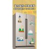 SEMBO 610002 non  HÒN NGỌC PHƯƠNG ĐÔNG bộ đồ chơi xếp lắp ráp ghép mô hình Fridge Refrigerator Magnets FRIDGE MAGNETS Nam Châm Dính Tủ Lạnh 59 khối