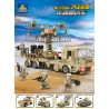 Kazi KY84115 84115 non  XE RADAR SÓNG MÉT KẾT HỢP 4 bộ đồ chơi xếp lắp ráp ghép mô hình Military Power Sức Mạnh Quân Sự 697 khối