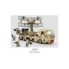 Kazi KY84115 84115 non  XE RADAR SÓNG MÉT KẾT HỢP 4 bộ đồ chơi xếp lắp ráp ghép mô hình Military Power Sức Mạnh Quân Sự 697 khối