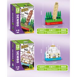 SEMBO 610002 non  HÒN NGỌC PHƯƠNG ĐÔNG bộ đồ chơi xếp lắp ráp ghép mô hình Fridge Refrigerator Magnets FRIDGE MAGNETS Nam Châm Dính Tủ Lạnh 59 khối