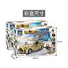 Kazi KY84115 84115 non  XE RADAR SÓNG MÉT KẾT HỢP 4 bộ đồ chơi xếp lắp ráp ghép mô hình Military Power Sức Mạnh Quân Sự 697 khối