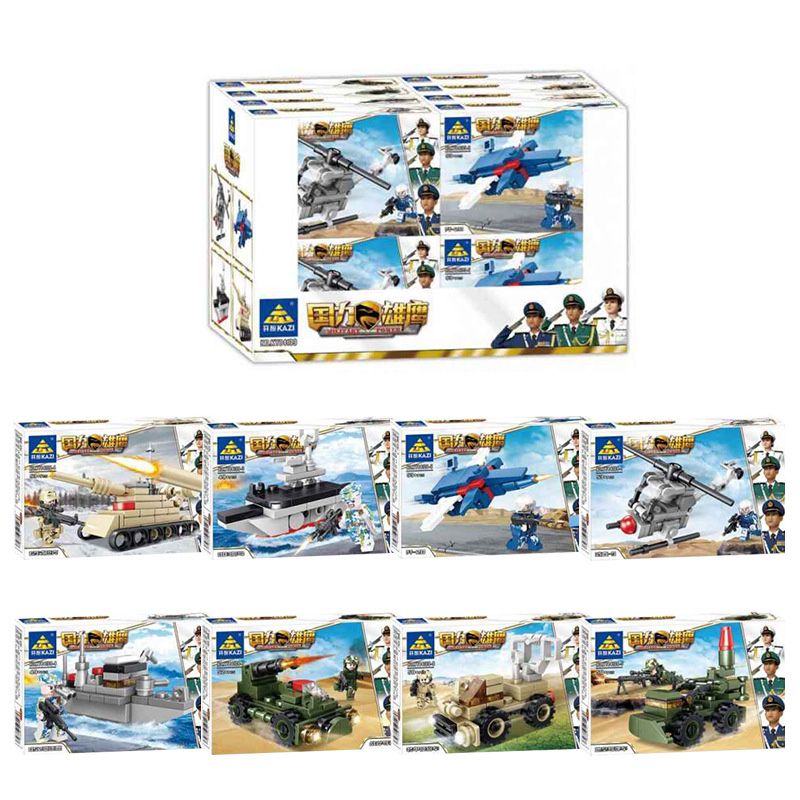Kazi KY84109 84109 non  PHÍ LẮP RÁP ĐƯỜNG BIỂN BỘ VÀ HÀNG KHÔNG 8 MẪU bộ đồ chơi xếp lắp ráp ghép mô hình Military Power Sức Mạnh Quân Sự