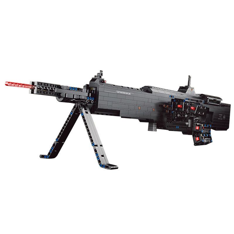 PANGU PG-15003 15003 PG15003 non Lego M249 SÚNG MÁY NHẸ bộ đồ chơi xếp lắp ráp ghép mô hình Gun M249 LIGHT MACHINE GUN 1280 khối