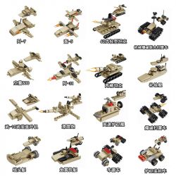 Kazi KY84108 84108 non  16 KẾT HỢP bộ đồ chơi xếp lắp ráp ghép mô hình Military Power Sức Mạnh Quân Sự 517 khối