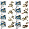 Kazi KY84108 84108 non  16 KẾT HỢP bộ đồ chơi xếp lắp ráp ghép mô hình Military Power Sức Mạnh Quân Sự 517 khối