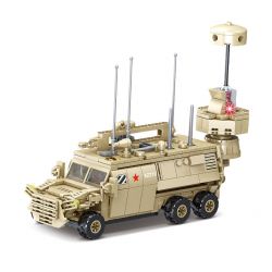 Kazi KY84104 84104 non  LOẠI PHƯƠNG TIỆN GÂY NHIỄU CHẶN MỚI bộ đồ chơi xếp lắp ráp ghép mô hình Military Power Sức Mạnh Quân Sự 416 khối