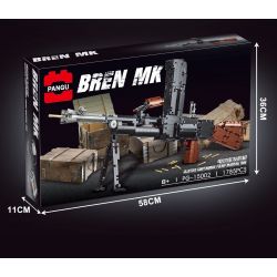 PANGU PG-15002 15002 PG15002 non  SÚNG MÁY NHẸ bộ đồ chơi xếp lắp ráp ghép mô hình ELECTRIC CONTINUOUS FIRING MACHINE GUN BREN MK 1785 khối PANGU PG-15002 15002 PG15002 non  SÚNG MÁY NHẸ bộ đồ chơi xếp lắp ráp ghép mô hình ELECTRIC CONTINUOUS FIRING MACHINE GUN BREN MK 1785 khối