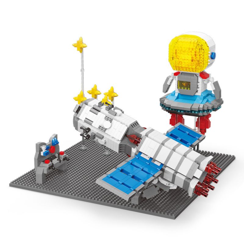 MOYU BLOCK MY95004 95004 non Lego TÀU VŨ TRỤ bộ đồ chơi xếp lắp ráp ghép mô hình UNIVERSE TRIP 1559 khối