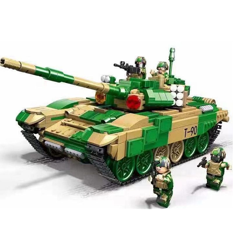 WOMA C0873 0873 non Lego TANK BATTLE CHÍNH T90 bộ đồ chơi xếp lắp ráp ghép mô hình Military Army Quân Sự Bộ Đội 1291 khối