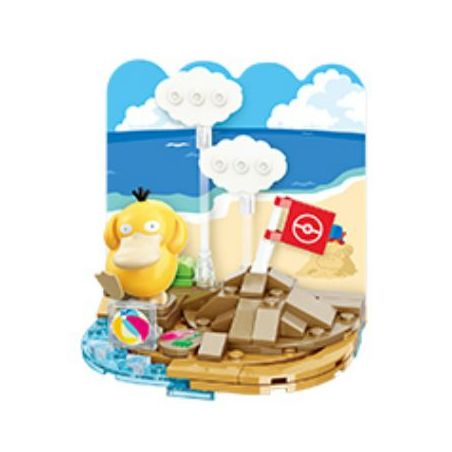 KEEPPLEY K20223 20223 non  POKÉMON NHÀN NHÃ XÂY LÂU ĐÀI CÁT bộ đồ chơi xếp lắp ráp ghép mô hình Movie & Game Phim Và Trò Chơi