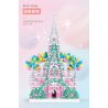 MOYU BLOCK MY92025 92025 non  NHÀ THỜ THÁNH TÂM CHÚA GIÊSU HỒ CHÍ MINH VIỆT NAM bộ đồ chơi xếp lắp ráp ghép mô hình Buildings HO CHI MINH PINK CHURCH 6818 khối