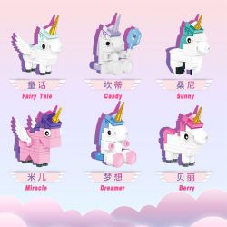XINGBAO XB non  UNICORN UNICORN 6. bộ đồ chơi xếp lắp ráp ghép mô hình 269 khối