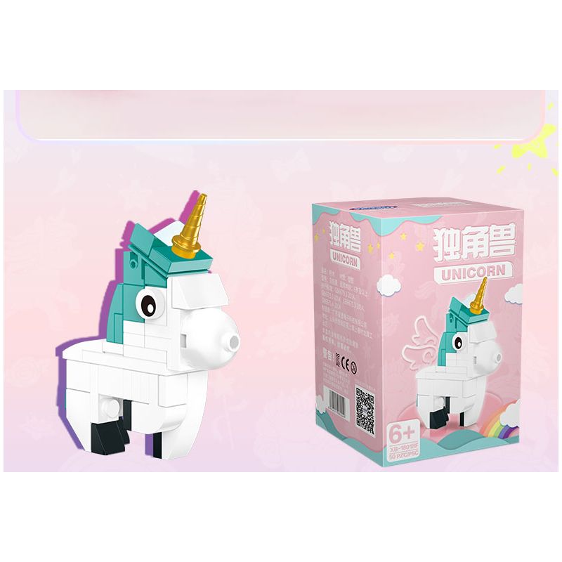 XINGBAO XB non  UNICORN UNICORN 6. bộ đồ chơi xếp lắp ráp ghép mô hình 269 khối