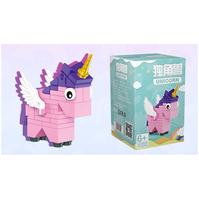 XINGBAO XB non  UNICORN UNICORN 6. bộ đồ chơi xếp lắp ráp ghép mô hình 269 khối