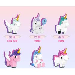 XINGBAO XB non  UNICORN UNICORN 6. bộ đồ chơi xếp lắp ráp ghép mô hình 269 khối