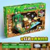 RENZAIMA 734 non  LÀNG RỪNG VỚI ÁNH SÁNG bộ đồ chơi xếp lắp ráp ghép mô hình Minecraft MY WORLD Game Xây Dựng 2106 khối
