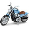 SEMBO 701714 non  HARLEY - DAVISON BỐN MƯƠI TÁMTM KỶ NIỆM 115 NĂM bộ đồ chơi xếp lắp ráp ghép mô hình Motorcycle Motorbike HARLEY-DAVIDSON Xe Hai Bánh 729 khối