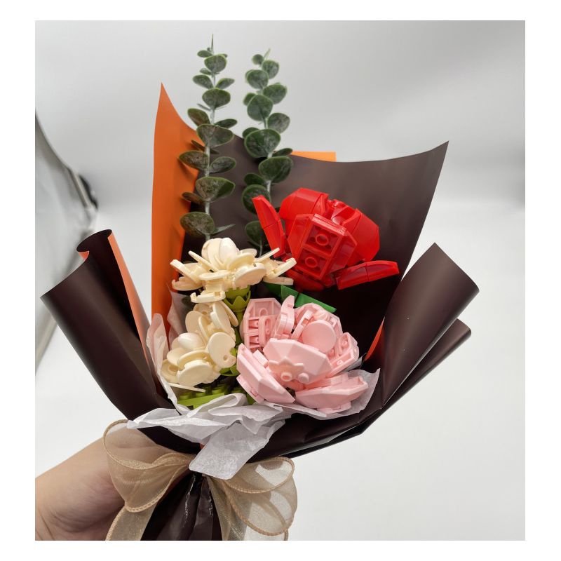 JAKI JK2688 2688 non  THỜI GIAN NẮNG bộ đồ chơi xếp lắp ráp ghép mô hình Flowers Hoa