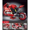 TA GAOLE T3043 3043 non  XE MÁY DUCATI bộ đồ chơi xếp lắp ráp ghép mô hình Creator DUKAT-V4 Sáng Tạo 729 khối