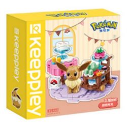 KEEPPLEY K20227 20227 non  POKÉMON THỜI GIAN NƯỚNG BÁNH bộ đồ chơi xếp lắp ráp ghép mô hình Movie & Game Phim Và Trò Chơi