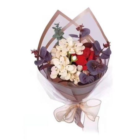 JAKI JK2686 2686 non  SỰ LIÊN KẾT CỦA TRÁI TIM bộ đồ chơi xếp lắp ráp ghép mô hình Flowers Hoa