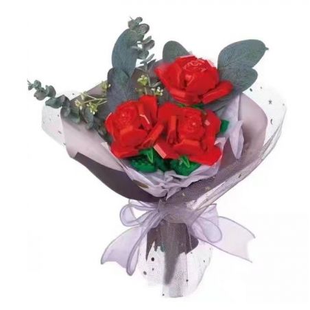 JAKI JK2685 2685 non  TÌNH YÊU THÂN YÊU bộ đồ chơi xếp lắp ráp ghép mô hình Flowers Hoa