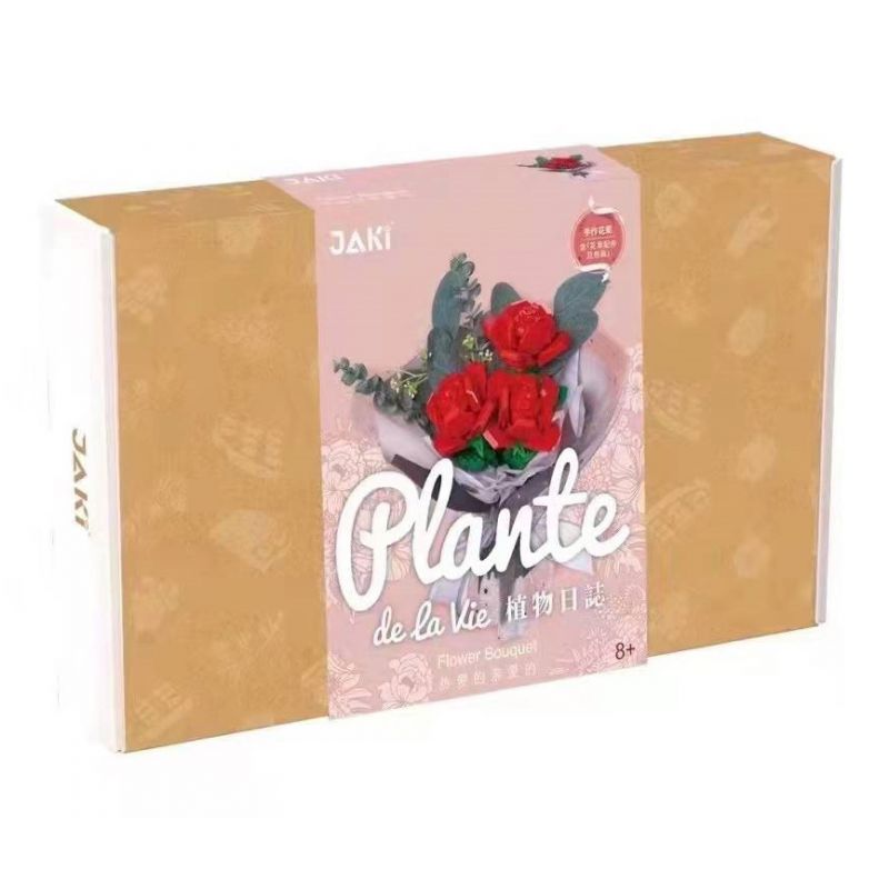 JAKI JK2685 2685 non  TÌNH YÊU THÂN YÊU bộ đồ chơi xếp lắp ráp ghép mô hình Flowers Hoa