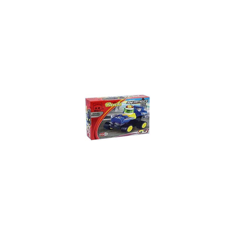 Enlighten 201 Qman 201 non Lego TRỞ LẠI XE bộ đồ chơi xếp lắp ráp ghép mô hình Racers SPEED Đua Tốc Độ