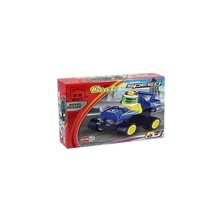 Enlighten 201 Qman 201 non  TRỞ LẠI XE bộ đồ chơi xếp lắp ráp ghép mô hình Racers SPEED Đua Tốc Độ